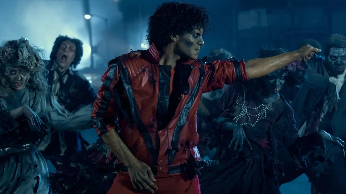 Recreación del videoclip de ‘Thriller’ en la película ‘Michael’.
