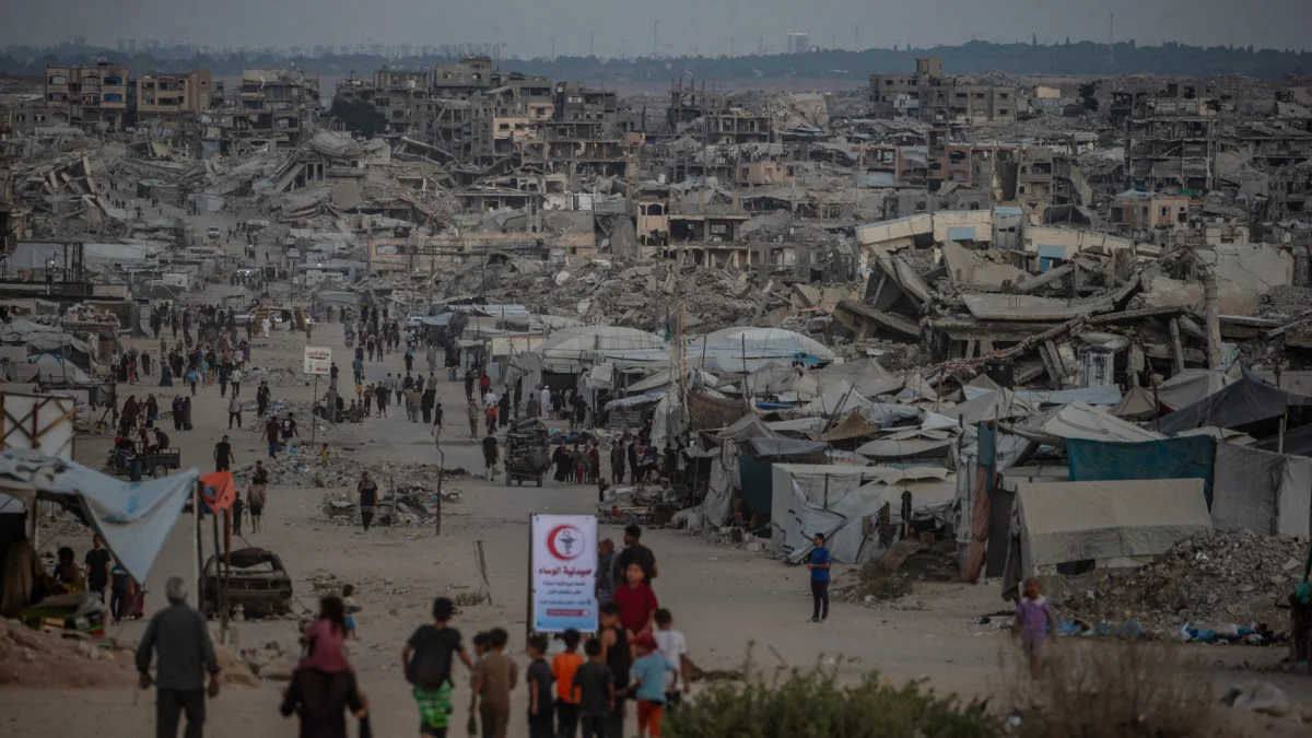 Vista de la destrucción que ha dejado el conflicto en Gaza.