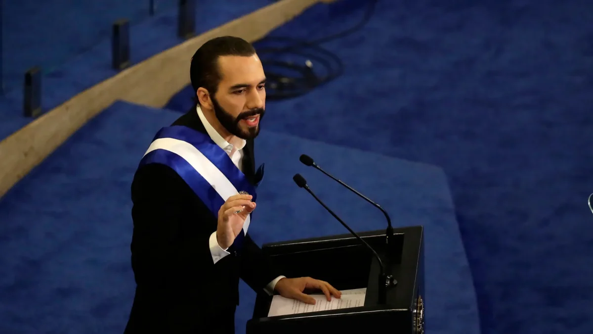 Nayib Bukele, presidente de El Salvador.