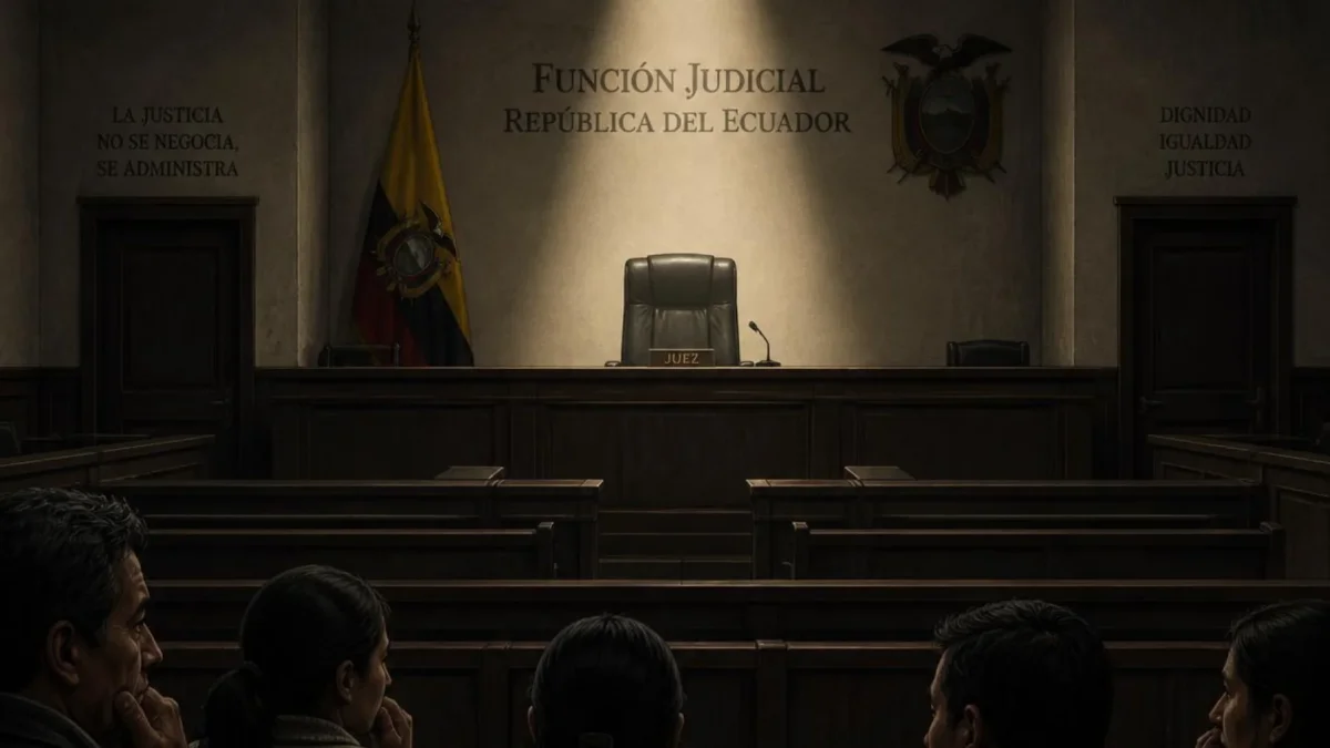 La falta de jueces y fiscales plantea un desafío para el funcionamiento de la justicia ecuatoriana.