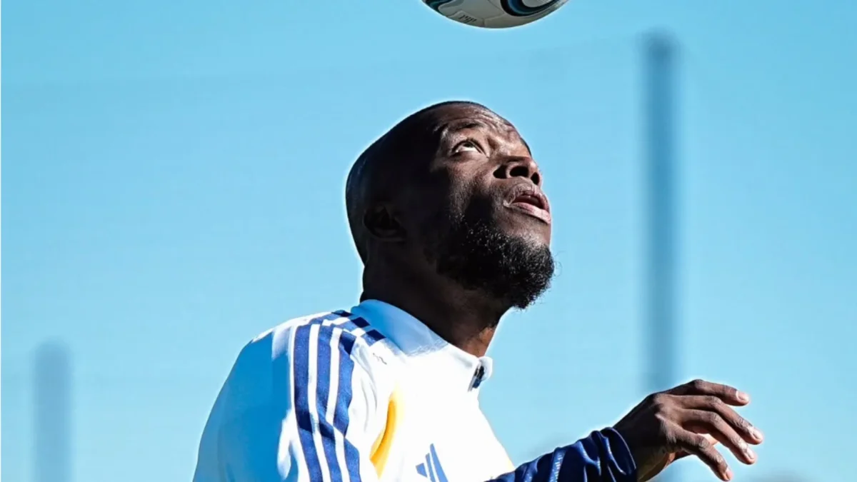 Enner Valencia durante una de sus primeras sesiones de entrenamiento con Boca Juniors en Argentina.