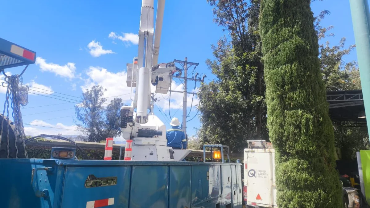 La mañana de este 11 de agosto hubo cortes en La Primavera, Rojas, El Limonar, Lumbisí, San José de Oleas, Real Alto, en Tumbaco.