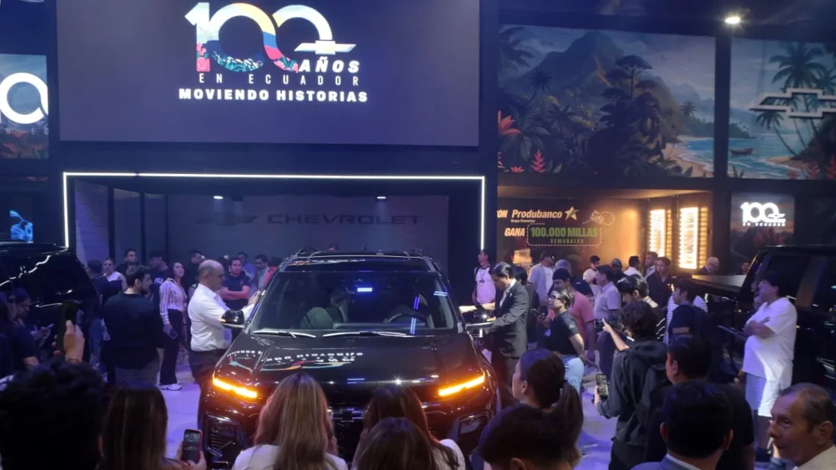 El stand de Chevrolet en el Autoshow 2026 en Guayaquil.