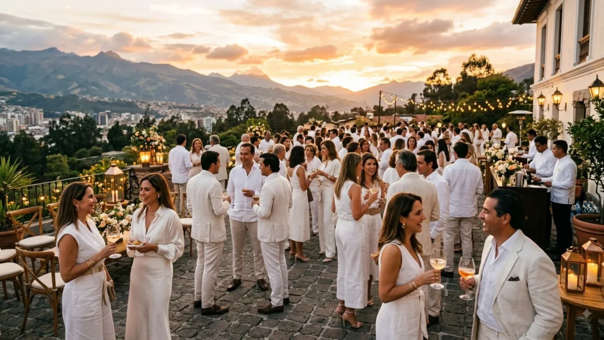 Hoy está de moda vestirse de blanco. Fiestas blancas en un ‘rooftop’ para ver el ‘sunset’. Camisas de lino blanco para los bautizos en la ciudad y los matrimonio fuera de ella.