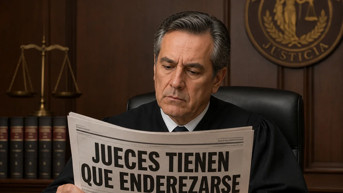 El ministro del Interior, John Reimberg, lanzó una advertencia a los jueces que luego intentó acomodar.