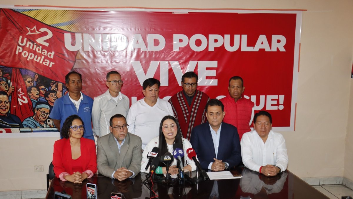 Unidad Popular es una de las organizaciones que llegó a un acuerdo con la Revolución Ciudadana.
