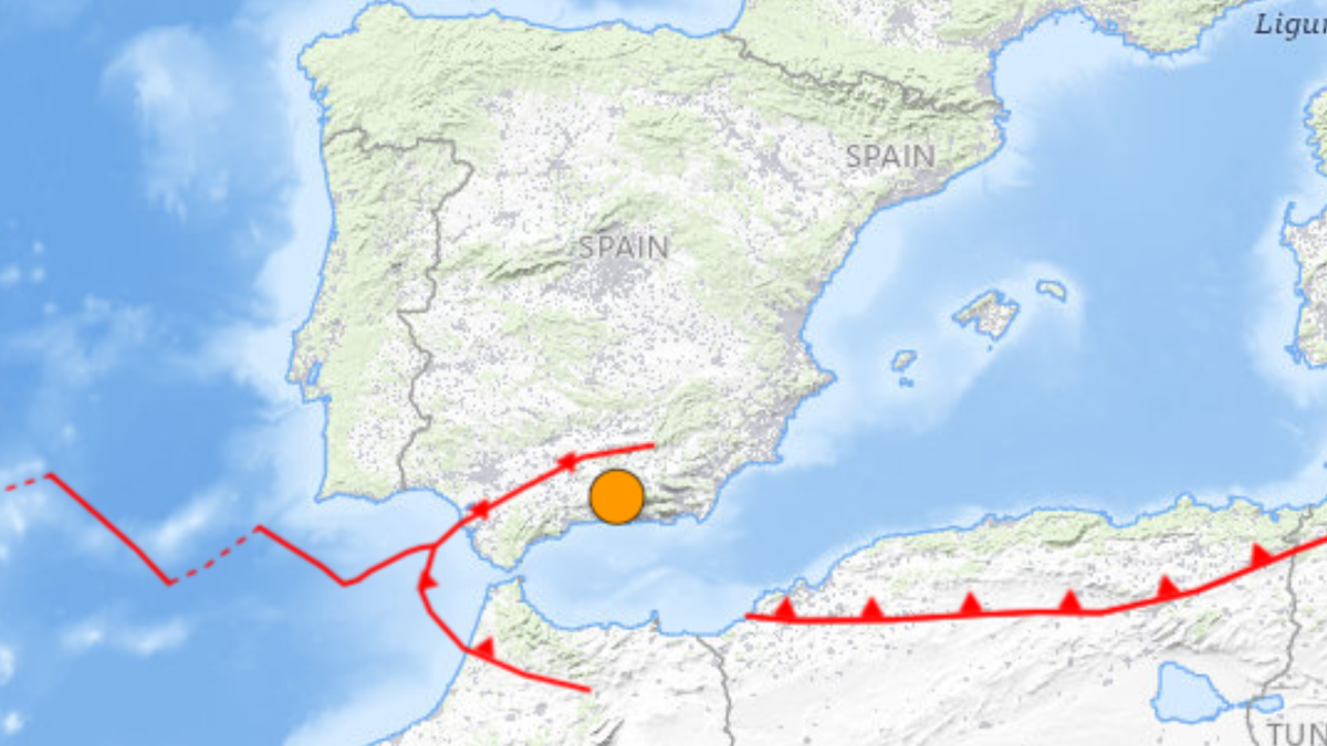 El sismo fue cerca de Granada, al sur de España.