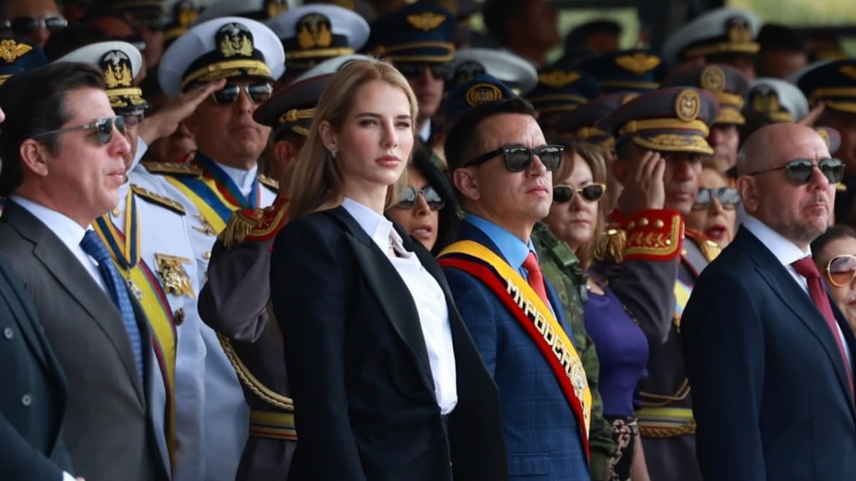 Daniel Noboa y Lavinia Valbonesi contrajeron matrimonio en 2021 y tienen dos hijos.