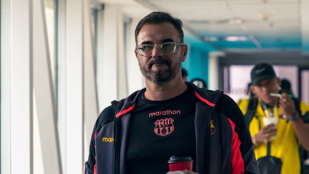 Pablo Trobbiani destacó el juego de Barcelona SC, tras el empate ante Mushuc Runa.