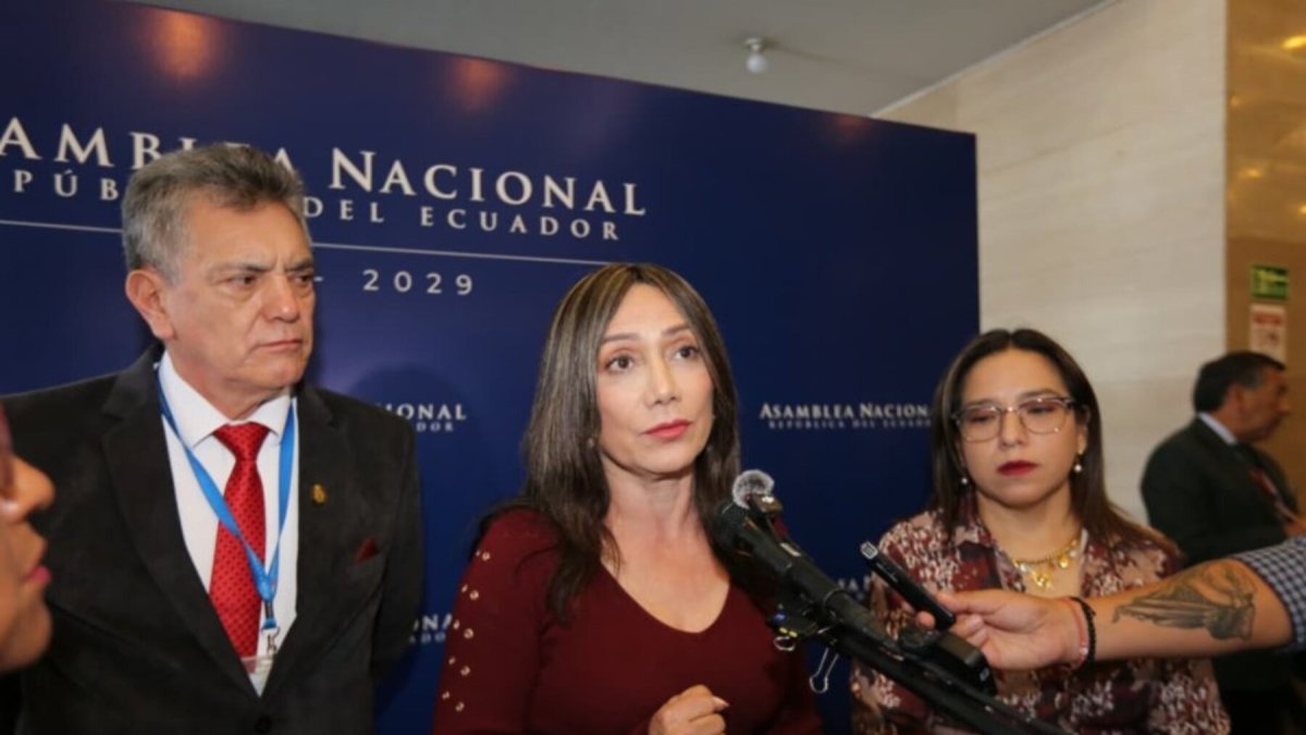Patricia Núñez es la jefa de la bancada de evolución Ciudadana en la Asamblea Nacional.