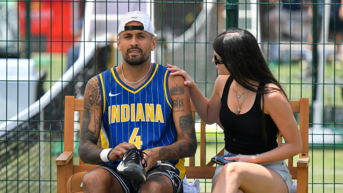 El tenista australiano Nick Kyrgios en el Vanda Pharmaceuticals Mallorca Championships de tenis,