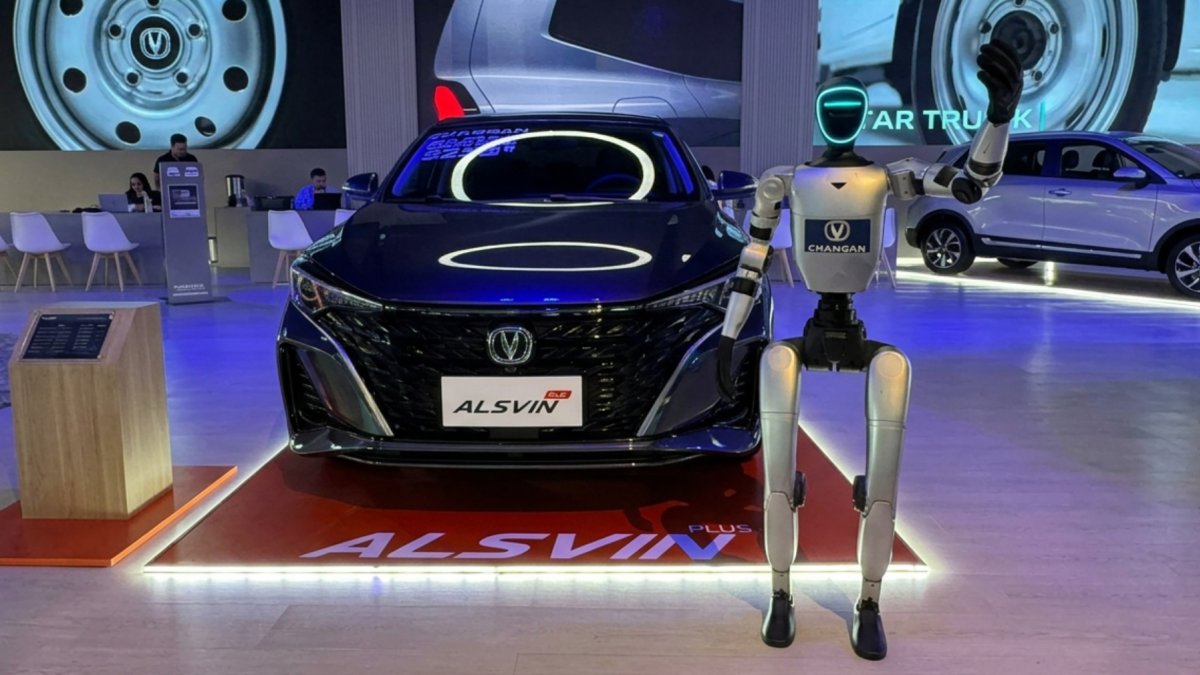 Chang se convirtió en una de las grandes atracciones del Autoshow, donde Changan también presentó el nuevo Alsvin Plus.