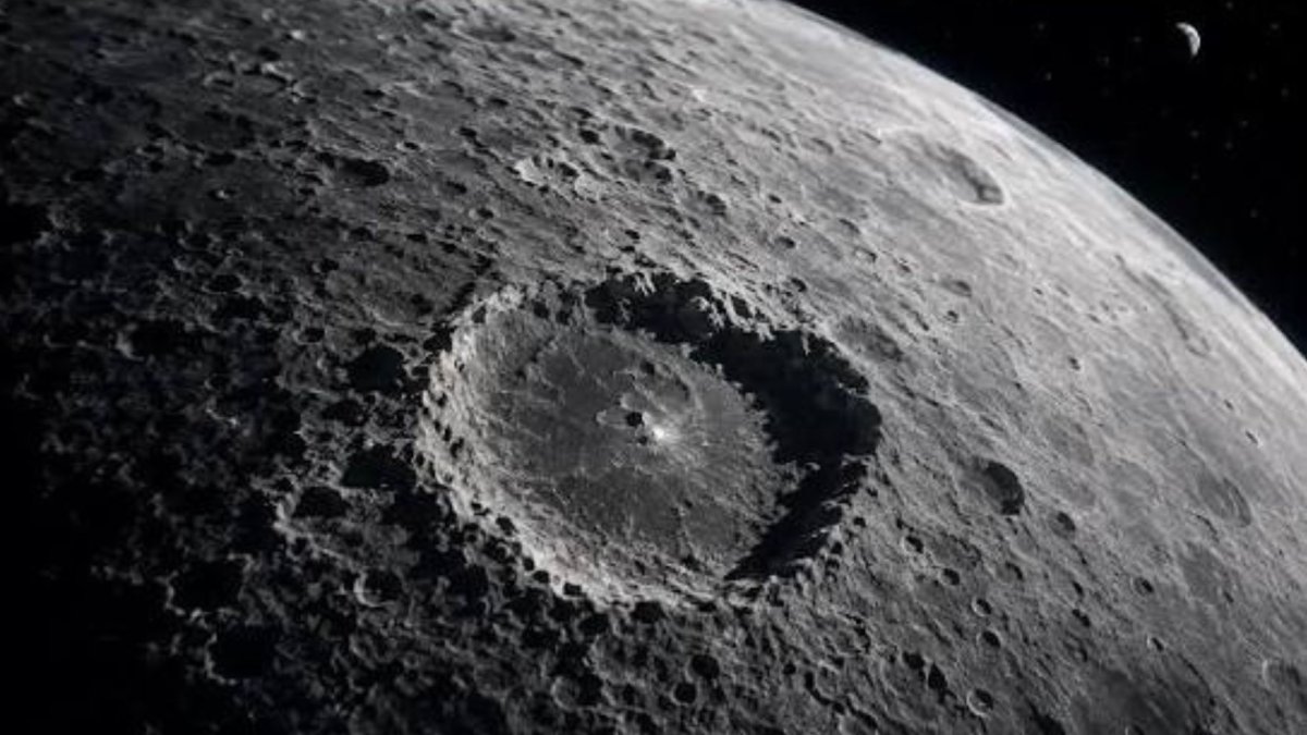 NASA mostró el cráter que dejó un cohete Falcon 9 de SpaceX en la Luna.