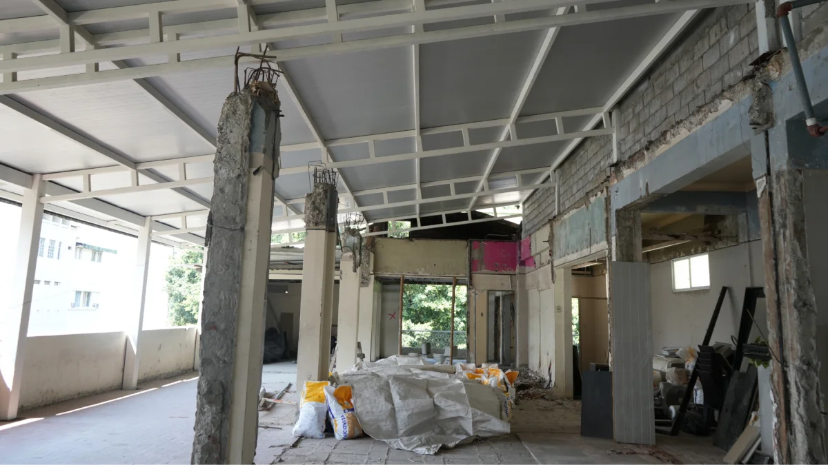 Intervención. Los trabajos en el Park Hotel abarcarán unos 430 metros cuadrados y contemplan conservar elementos originales del inmueble.