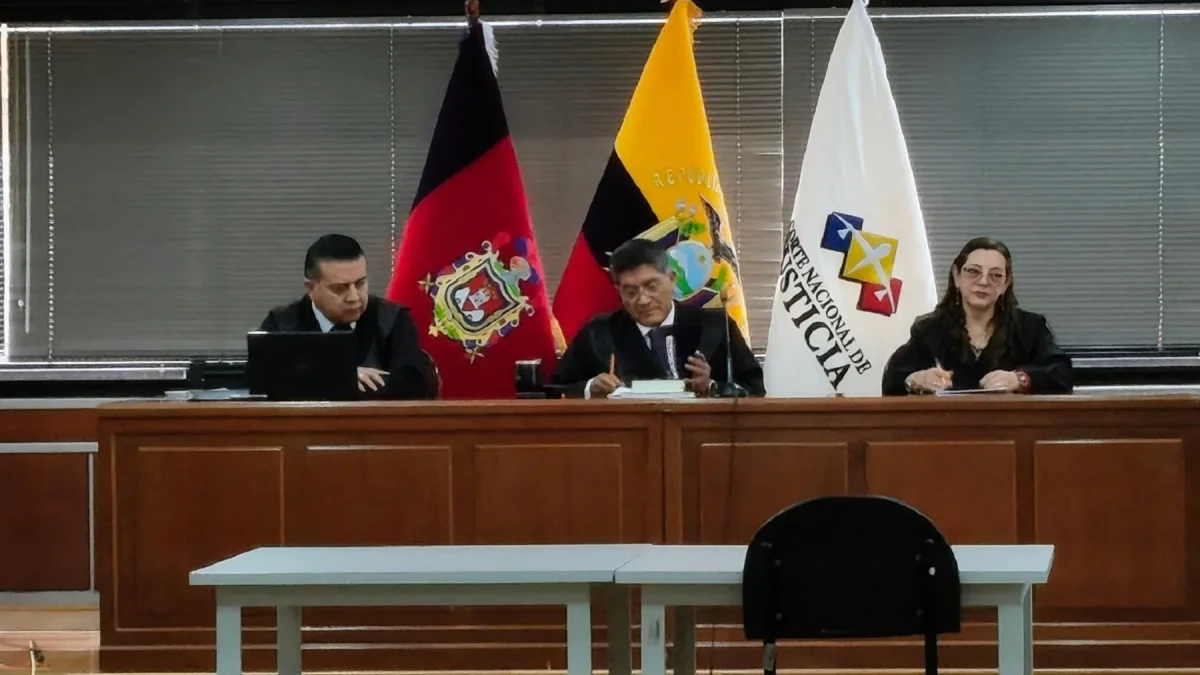 El Tribunal de Apelación de la Corte Nacional de Justicia del caso Progen está integrado por Julio Inga, Daniella Camacho (en concrurso para Fiscal General del Estado) y Manuel Cabrera.
