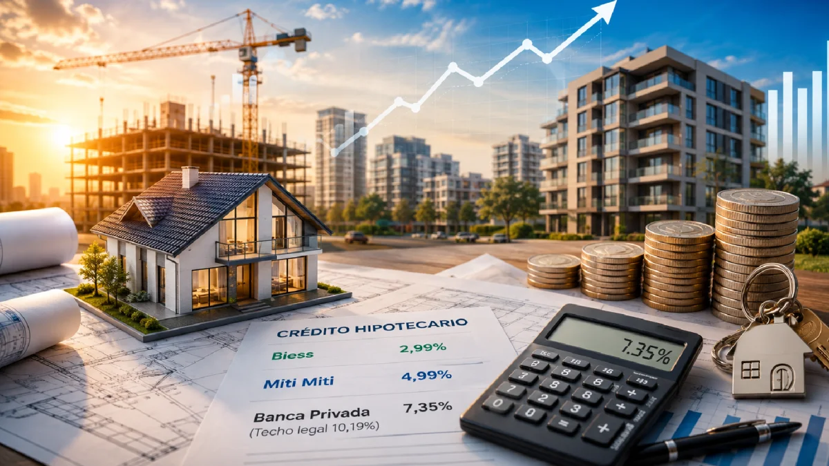Las tasas hipotecarias más bajas han impulsado la compra de vivienda y reactivado el mercado inmobiliario en Ecuador.