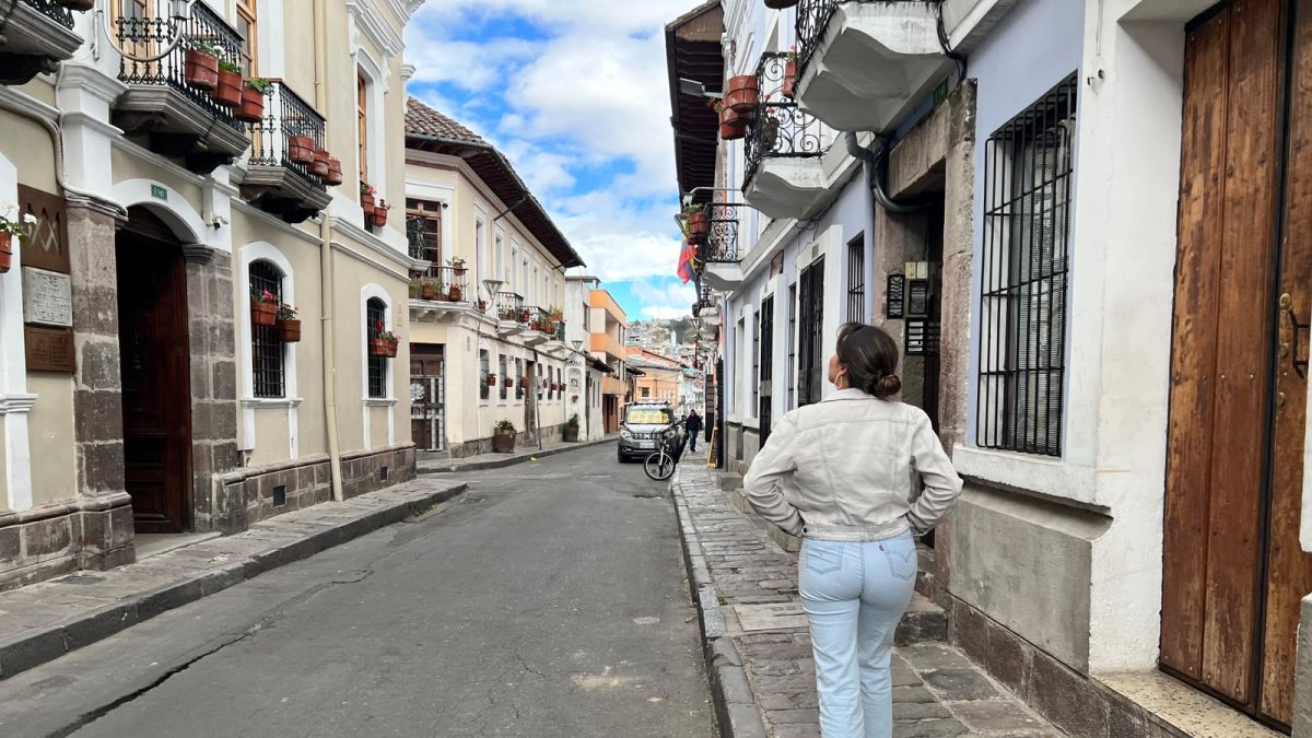 San Marcos invita al turismo con fachadas preservadas y ambiente del antiguo Quito colonial.