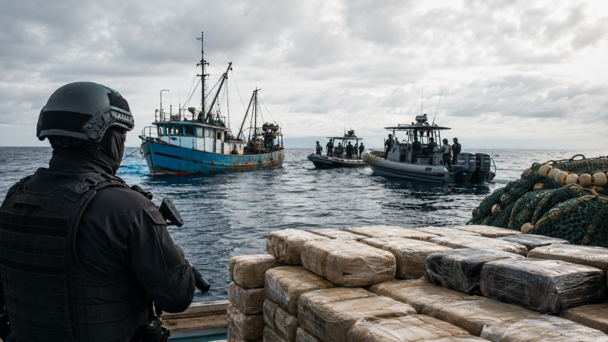 Referencial. Una red de narcotráfico asentada en Ecuador fue sancionada por Estados Unidos, que identificó 10 barcos vinculados al transporte de cocaína.