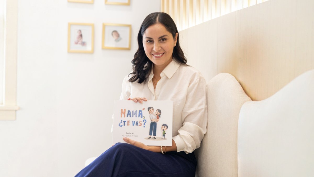 El cuento infantil está inspirado en su experiencia como madre y profesional.