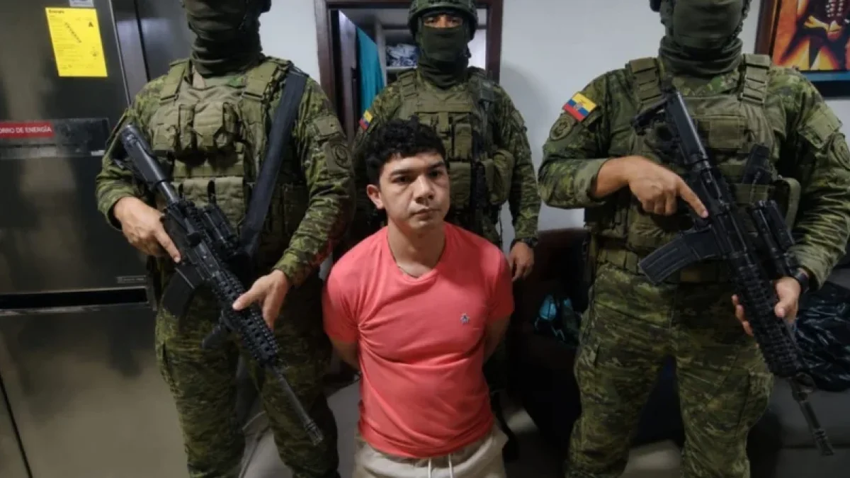 Pablo Adrián Hidalgo Tuárez, alias Caballo, fue detenido en La Maná, provincia de Cotopaxi,