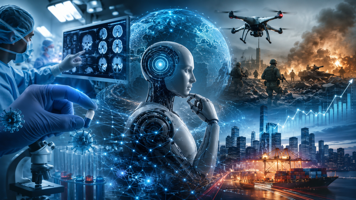 La inteligencia artificial promete transformar la medicina, los conflictos bélicos y la economía, con un potencial tan revolucionario como desafiante.