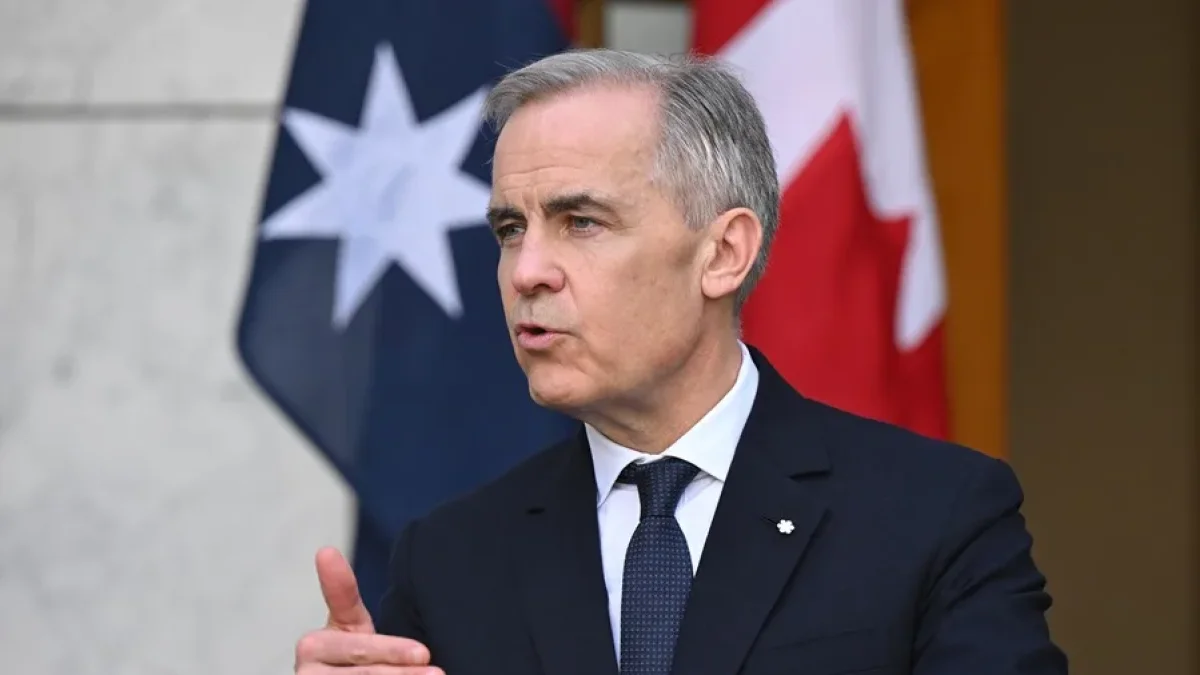 El primer ministro, Mark Carney, de Canadá, quien ha recibido apoyo en la guerra comercial contra Estados Unidos.