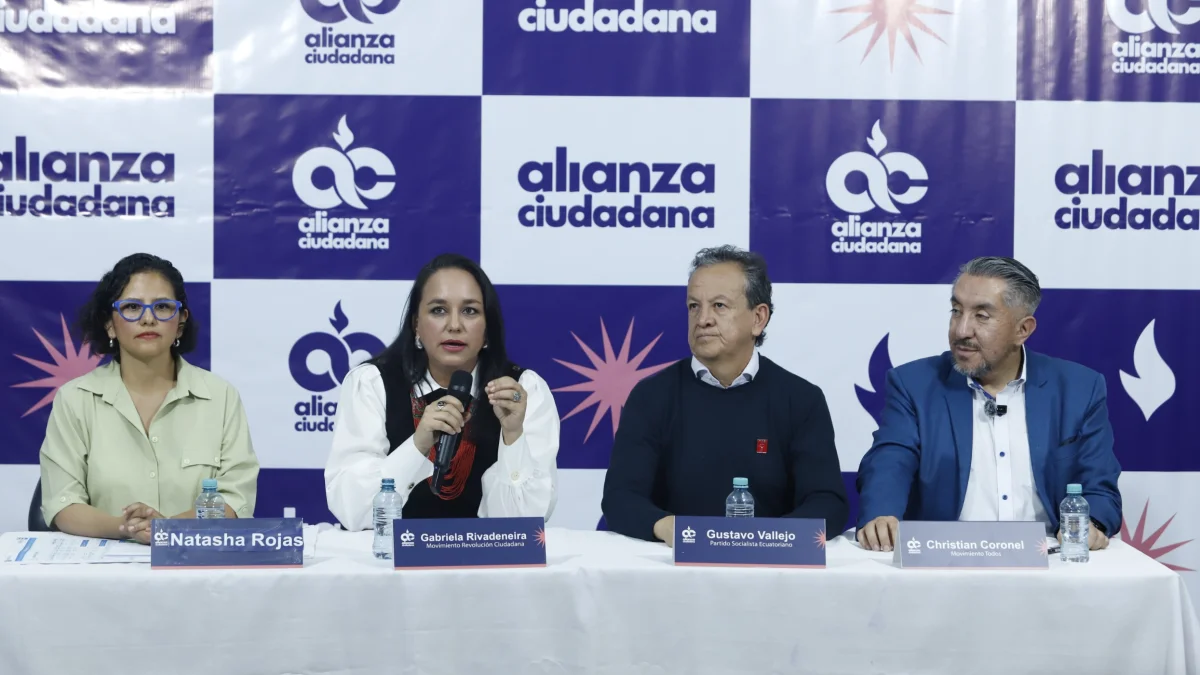 La Alianza Ciudadana, integrada por Unidad Popular, el Partido Socialista Ecuatoriano y el movimiento Todos, se pronunció sobre la denuncia contra Pabel Muñoz en el TCE.