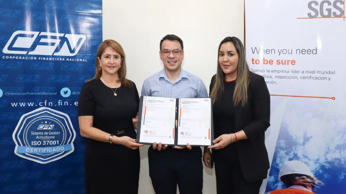 La CFN renovó su certificación antisoborno ISO 37001 con SGS Ecuador.

La CFN renovó su certificación antisoborno ISO 37001 con SGS Ecuador.