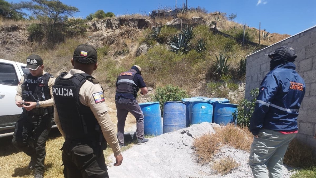Los operativos que las autoridades realizan en el sector de la minería en Ecuador.