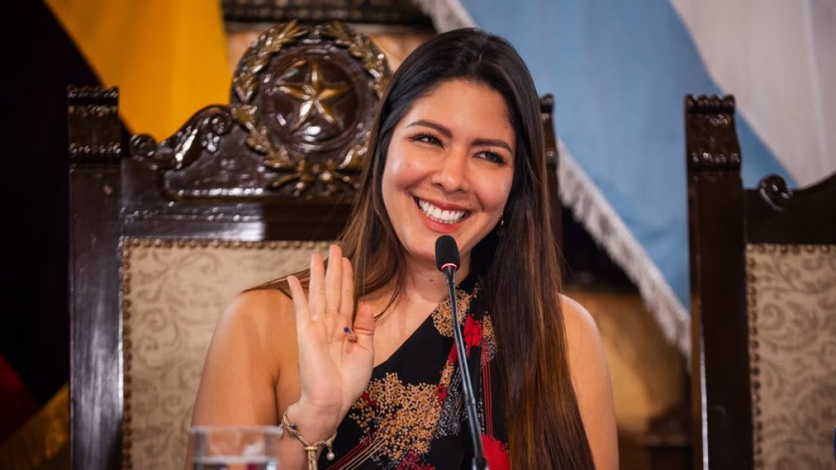 La alcaldesa subrogante de Guayaquil, Tatiana Coronel.