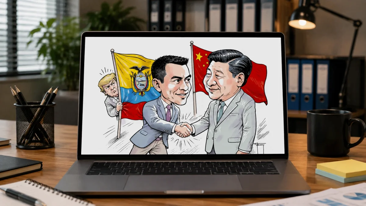 El presidente Daniel Noboa cumple con una gira en Asia que lo llevó a varios países, entre ellos China.