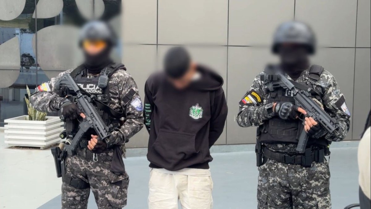 Capturan a alias Reinaldo en Quito por un caso de asesinato.