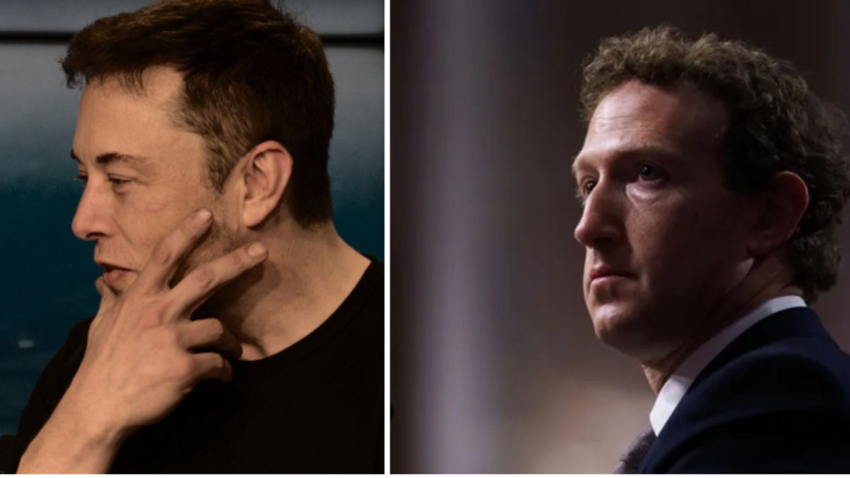 Elon Musk y Mark Zuckerberg.
