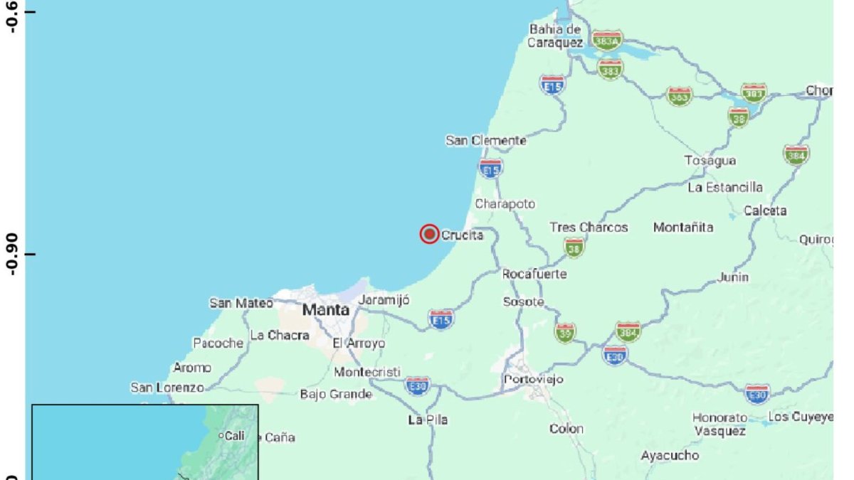 IG registró sismo de magnitud 3 frente a Jaramijó el 26 de agosto; ocurrió por actividad tectónica.