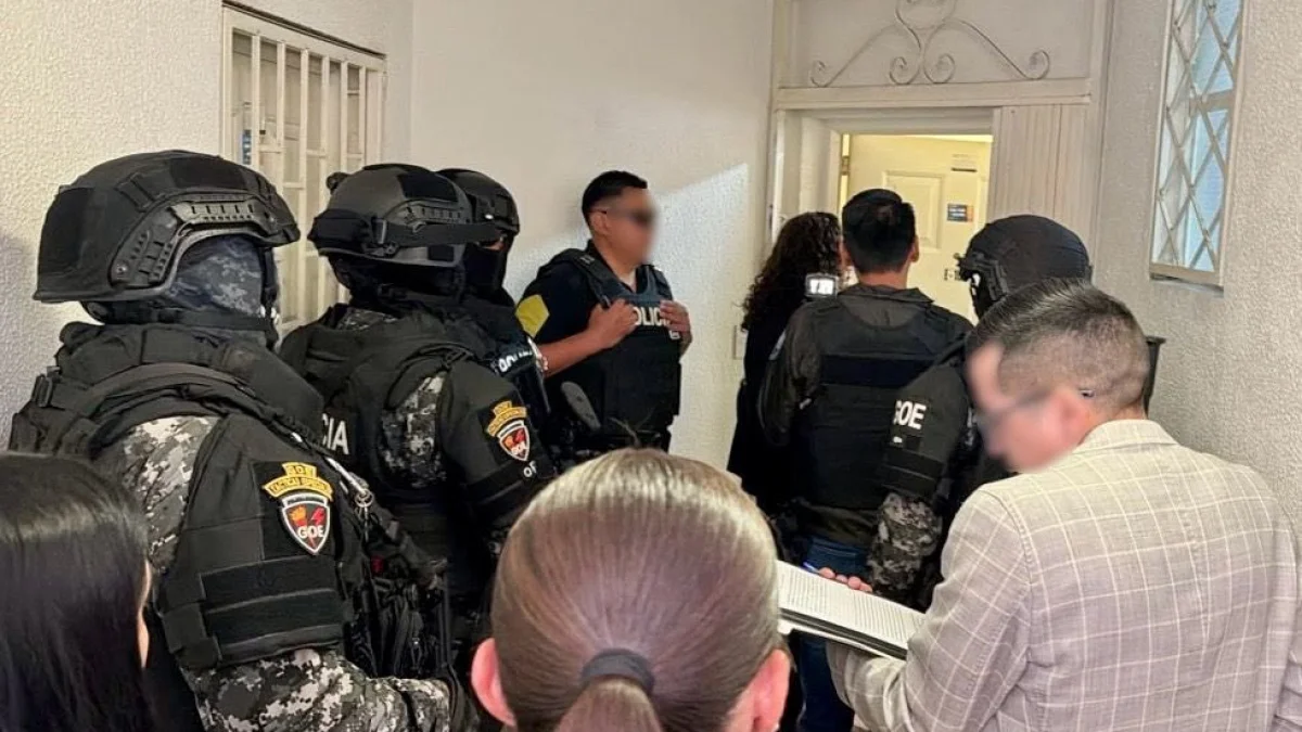 La intervención de la Fiscalía y Policía incluyó dos allanamientos en el norte de Quito.