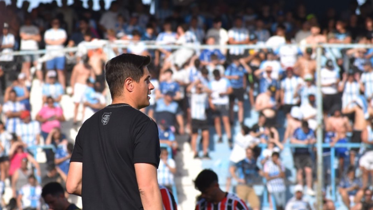 Ezequiel Medrán, durante su etapa como entrenador de uno de sus anteriores equipos.