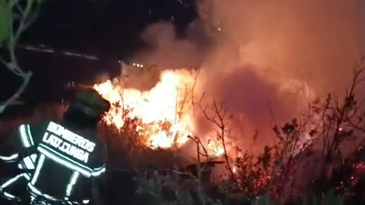 El incendio se reactivó el jueves 27 de agosto del 2026 en el cerro Putzalagua.
