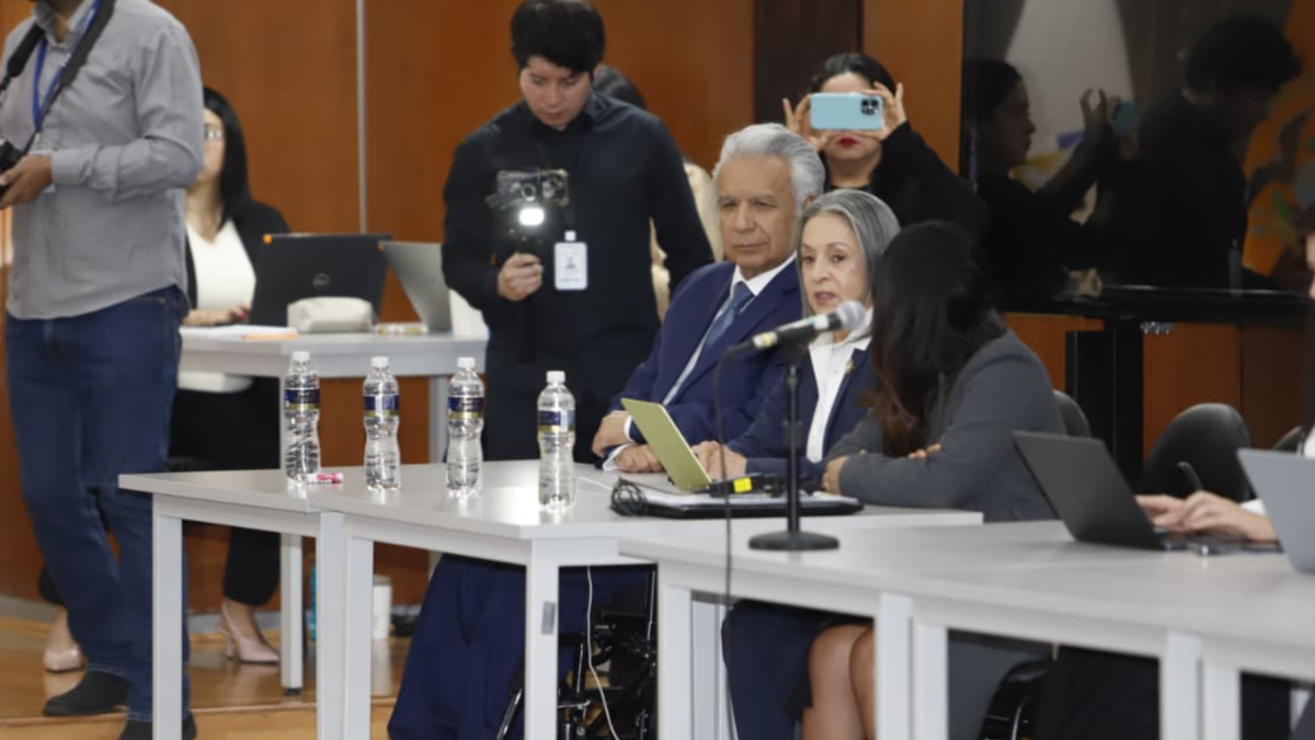Audiencia en la Corte Nacional donde se define el fallo del caso Sinohydro.