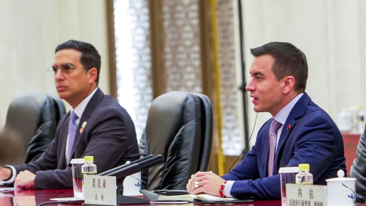 Noboa negó injerencia electoral y atribuyó caso de Luisa González a normas de Pachakutik.