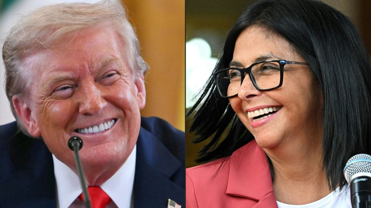 Donald Trump anunció el acuerdo con Delcy Rodríguez.