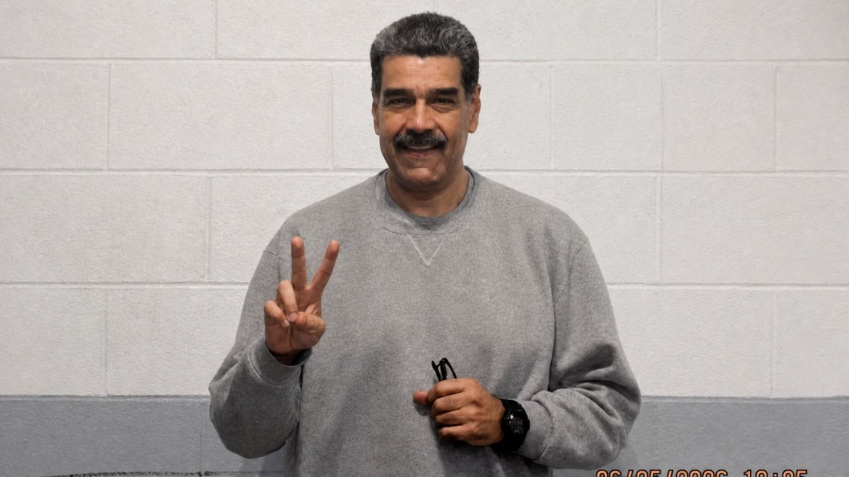 Nicolás Maduro reapareció el 30 de agosto con fotos desde una prisión de Nueva York.