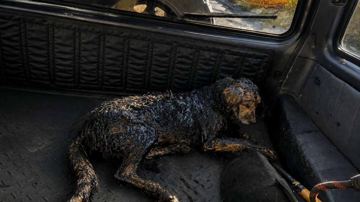 El perro fue trasladado para recibir atención veterinaria, mientras el Municipio de Quito negó que maquinaria municipal estuviera involucrada en el caso