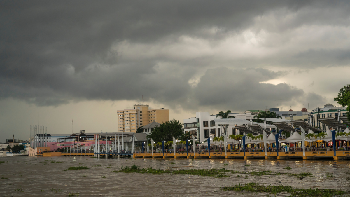 El primer día de septiembre se presentó con lluvias y cielo gris en distintos sectores.