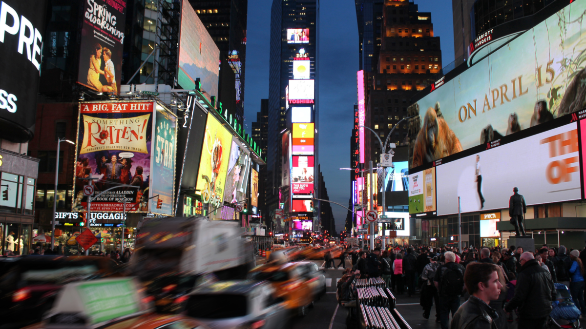 Times Square, Nueva York, escenario del ataque que enluta a una familia ecuatoriana.