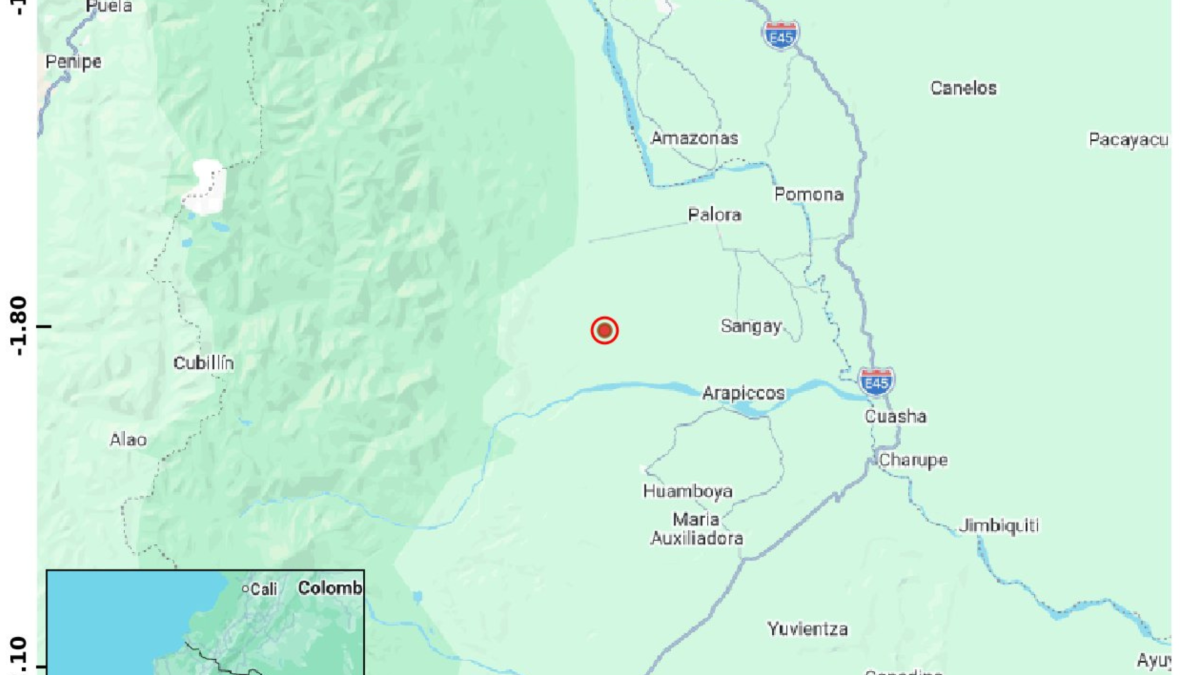 Temblor hoy en Ecuador.