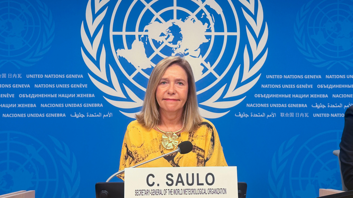 La secretaria general de la Organización Meteorológica Mundial (OMM), Celeste Saulo, dio las previsiones del organismo para el cercano fenómeno de El Niño.