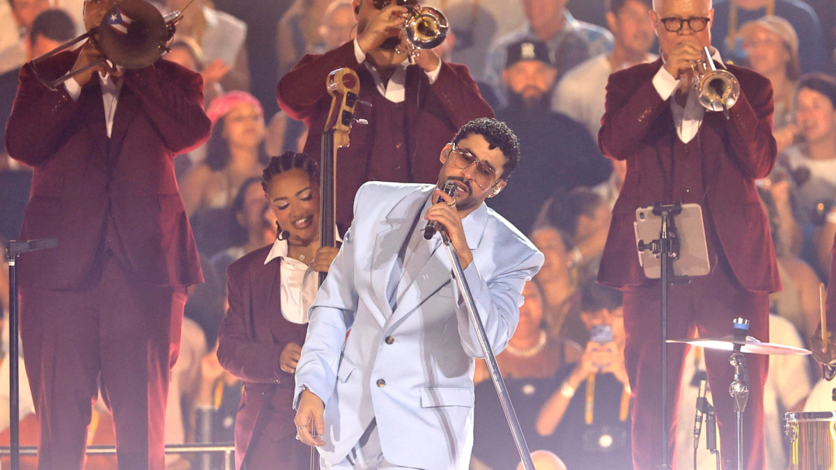Imagen de archivo de Bad Bunny en concierto.