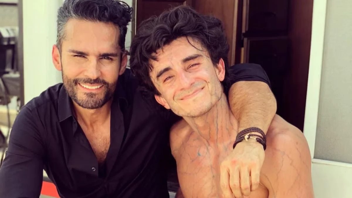 Fabián Ríos compartió esta fotografía junto a Francisco Bolívar para acompañar su mensaje de apoyo al actor.