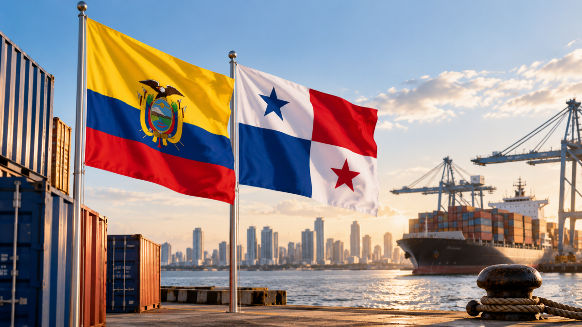 Ecuador y Panamá suscribieron el 4 de septiembre de 2026 los términos de referencia para negociar un acuerdo de alcance parcial de complementación económica. Imagen referencial.
