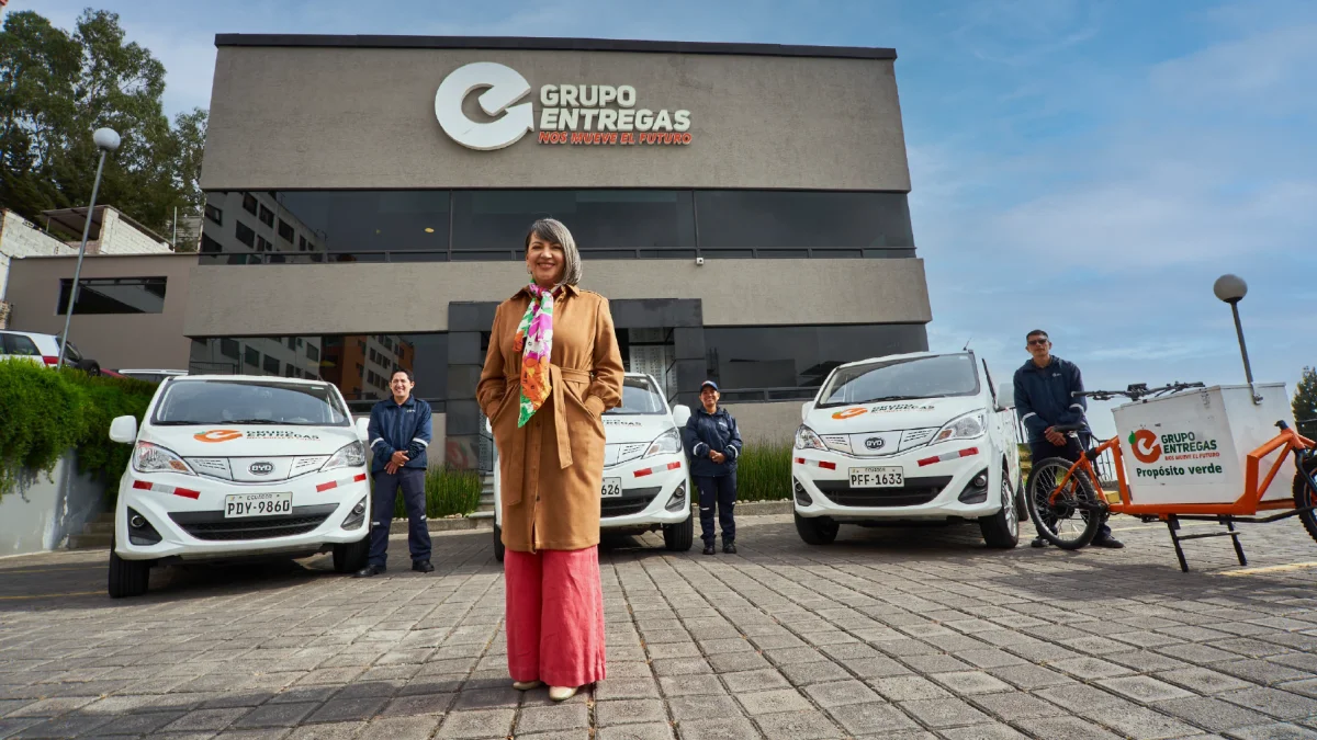 María Paulina Romo compró el 25% del Grupo Entregas en 2008 y hoy preside el holding logístico, el único del país reconocido como Empresa B.